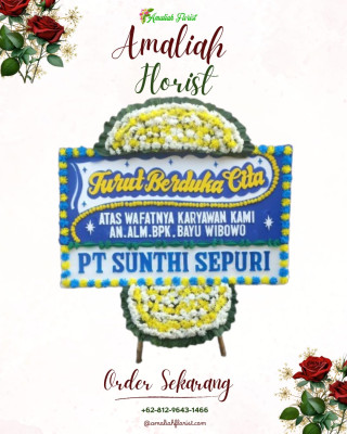 Papan Bunga Duka di Lebak Gede