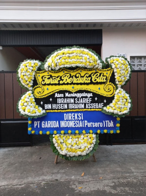 Papan Bunga Duka di Lebak Gede